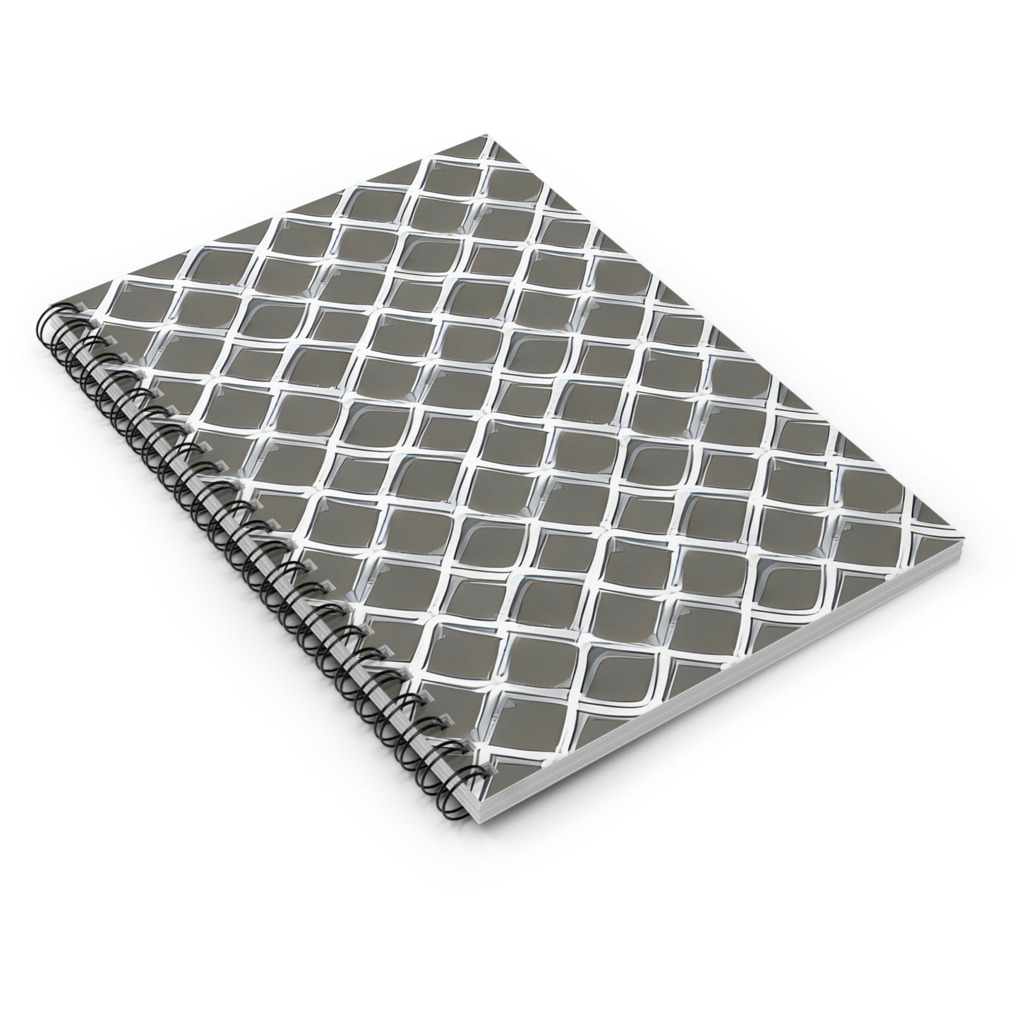 Gray and White Spiral Notebook: A Stylish Addition to Your Stationery!