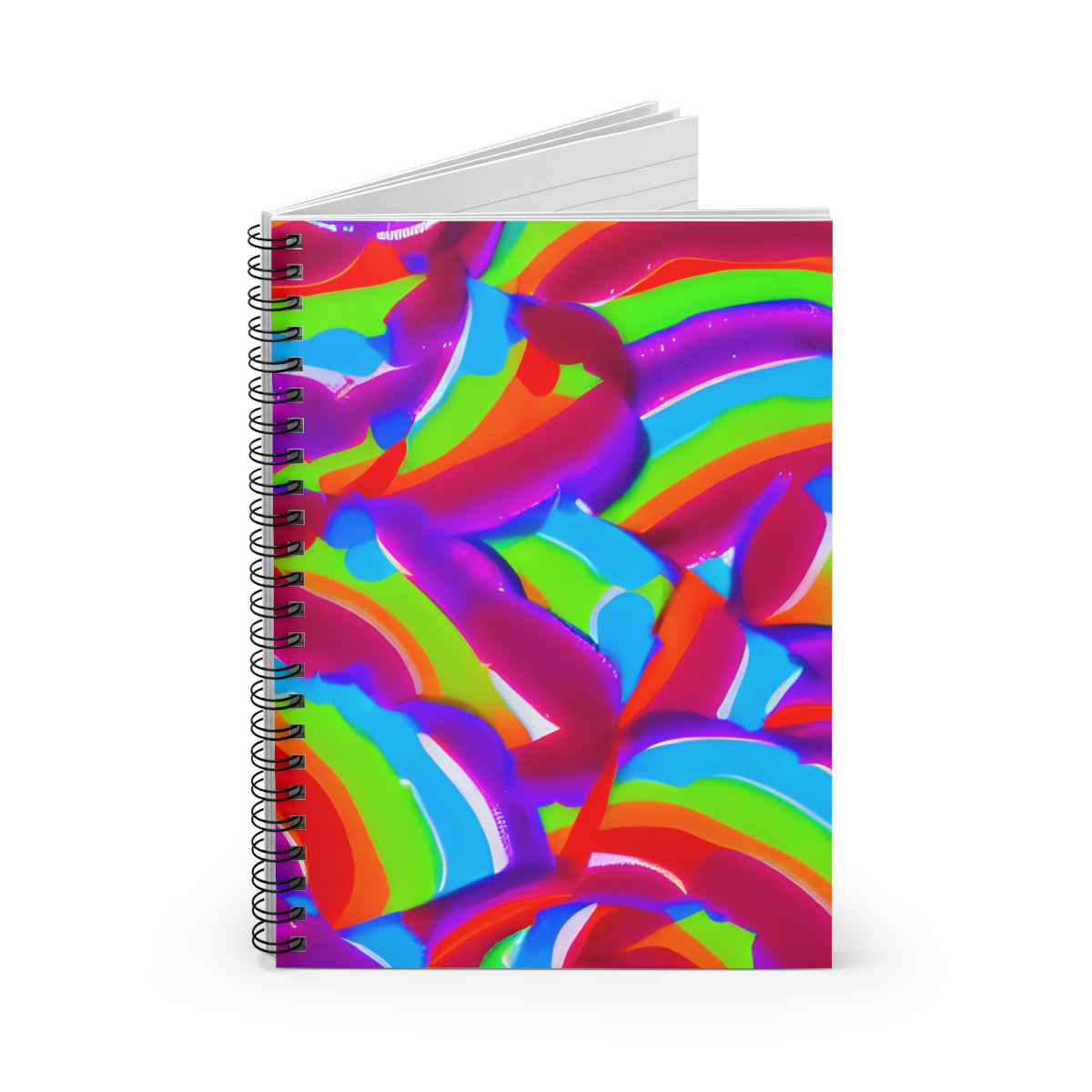 Colorful Swirl Spiral Notebook: Perfect for Notes & Doodles