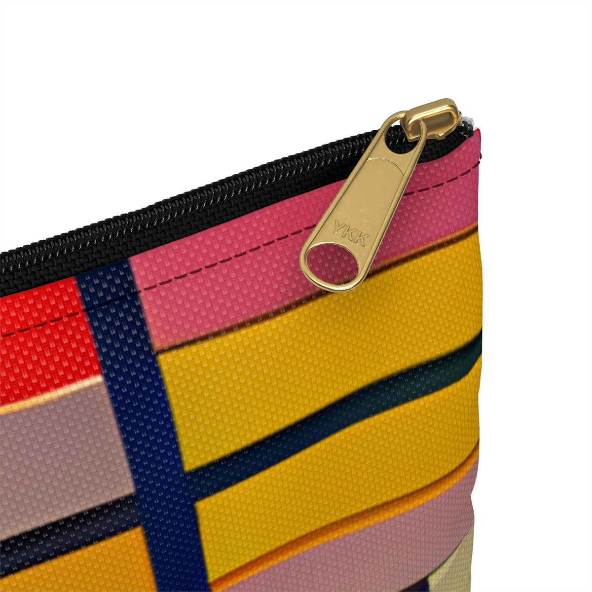 Colorful Square Zippered Pouch - Organize in Style!