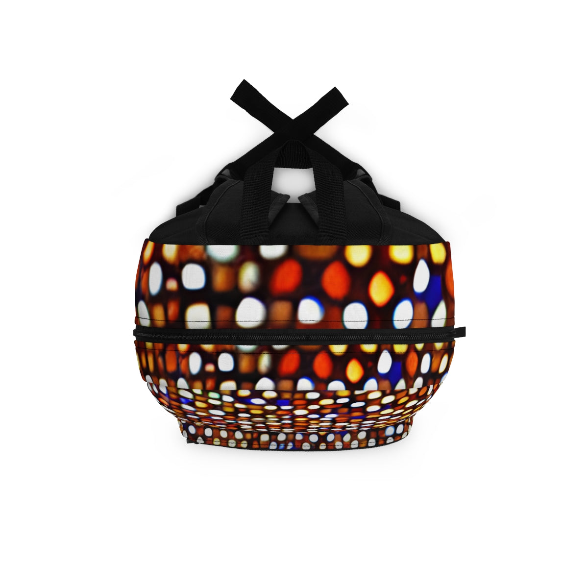Polka dot backpack adds playful style to your look