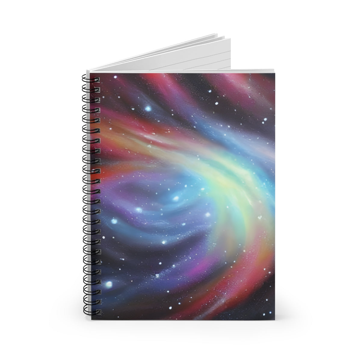 Discover the Colorful Depths of Space with Our Spiral Galaxy Notebook