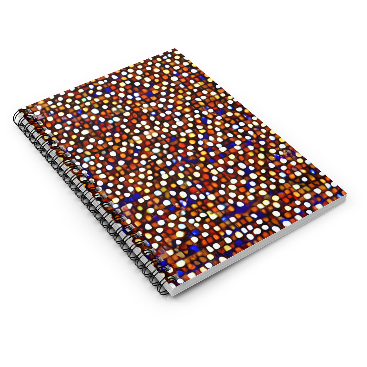 Mosaic Bliss: Spiral Notebook with Intricate Design