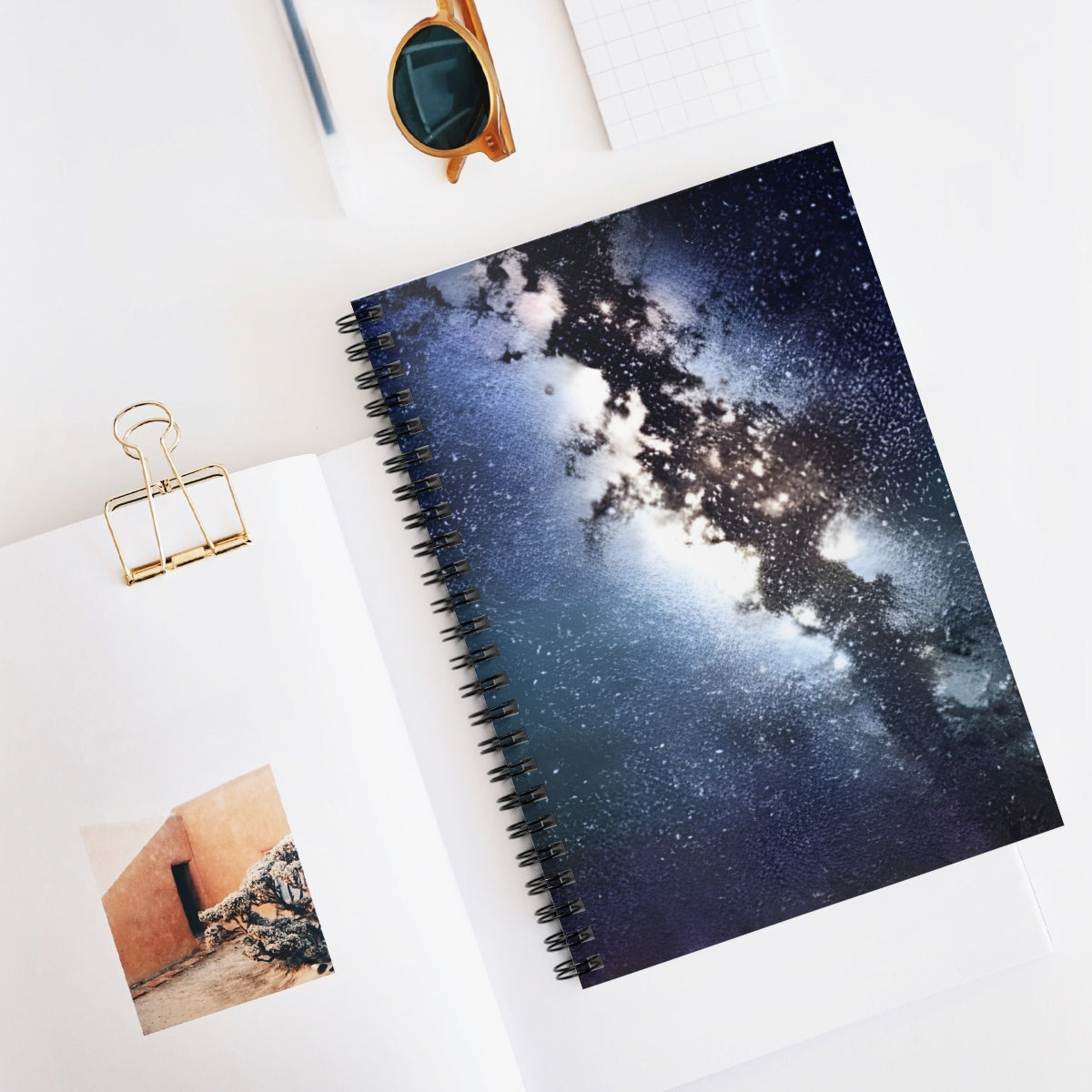 Galactic Spiral Notebook: Bring the Cosmos to Your Desk