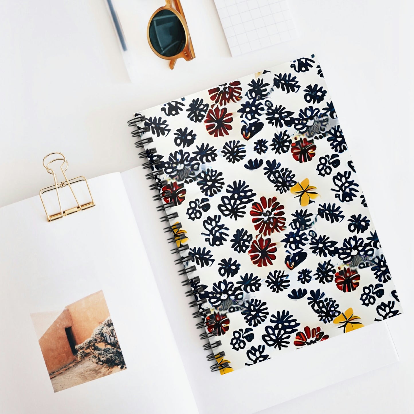 Flower Power Spiral Notebook: Add Zest to Your Note-Taking