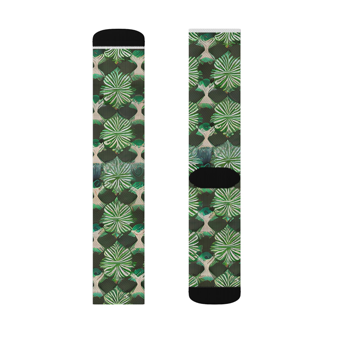 Palm Leaf Socks: Stylish and Distinctive Footwear