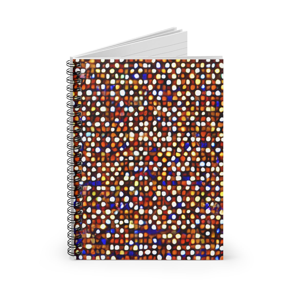 Mosaic Bliss: Spiral Notebook with Intricate Design