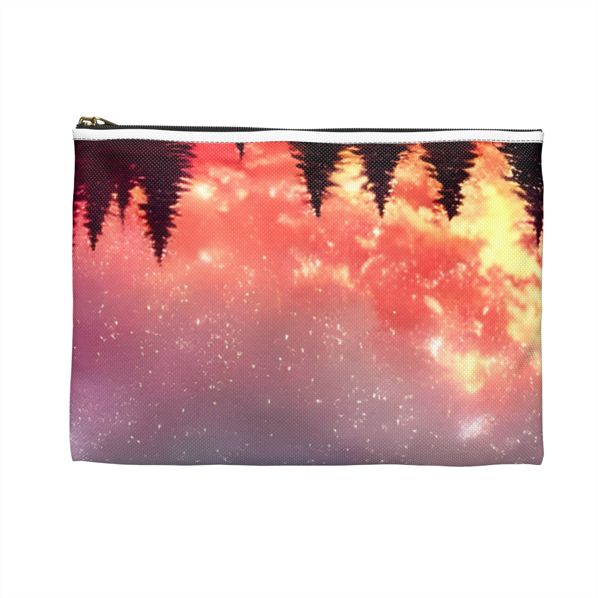 Cosmic-Inspired Pouch in Purple and Blue