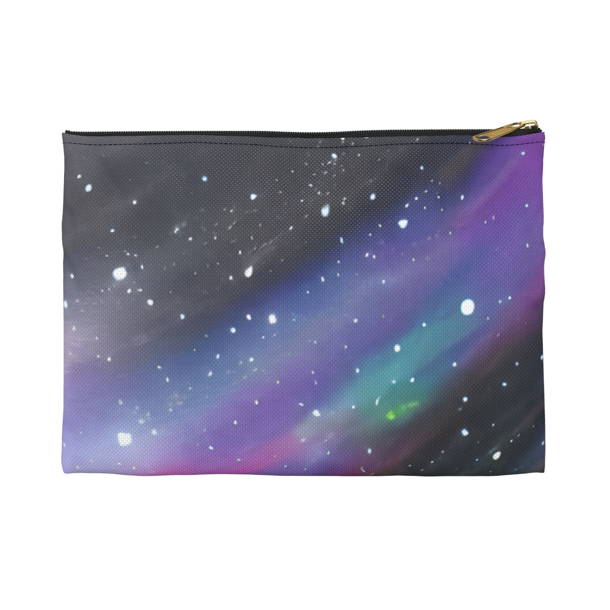 Twinkling Aurora Zipper Pouch - A Galactic Accessory