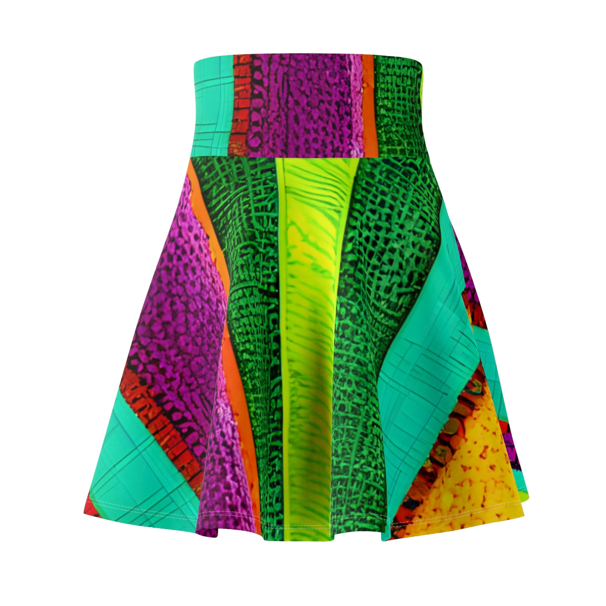 Vibrant & Bold: Colorful Patterned Skirt for a Colorful Look