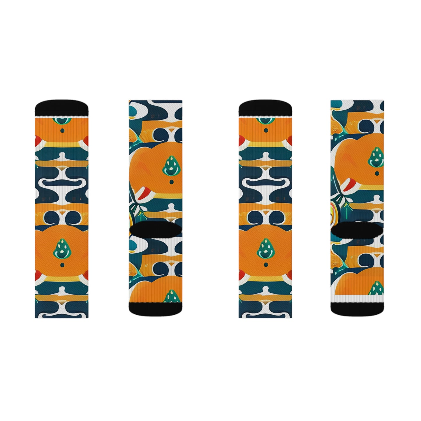 A Burst of Color: Vibrant Socks with an Eye-Catching Design