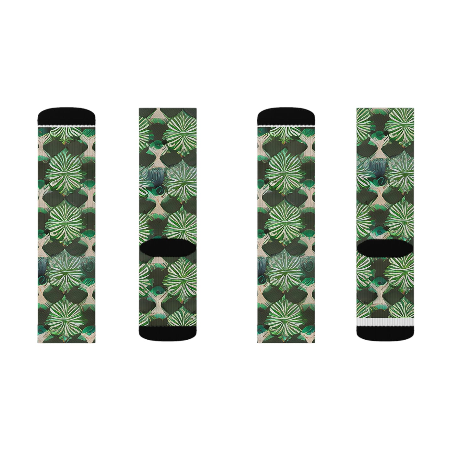 Palm Leaf Socks: Stylish and Distinctive Footwear