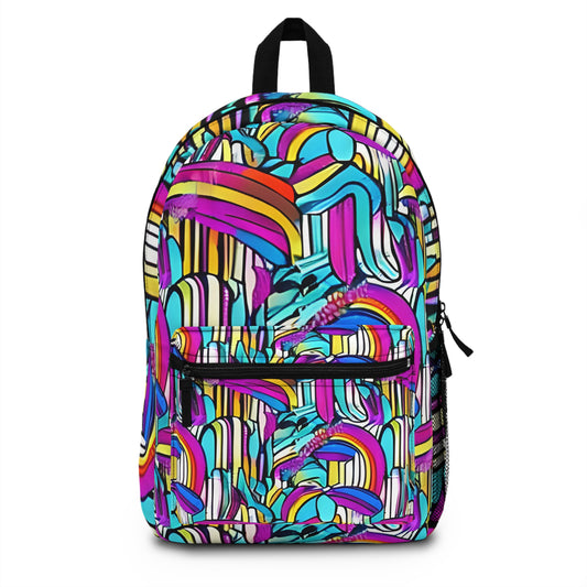 Colorful Striped Backpack: Add a Splash of Color to Your Style