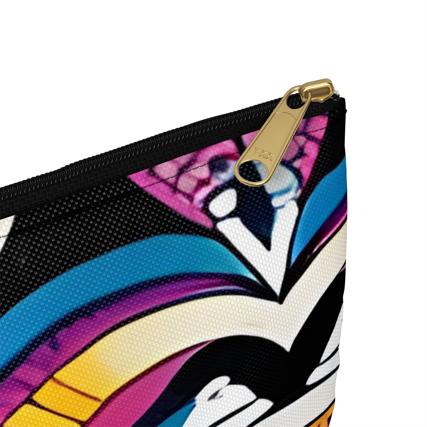 Vibrant Abstract Zipper Pouch for Organization and Style