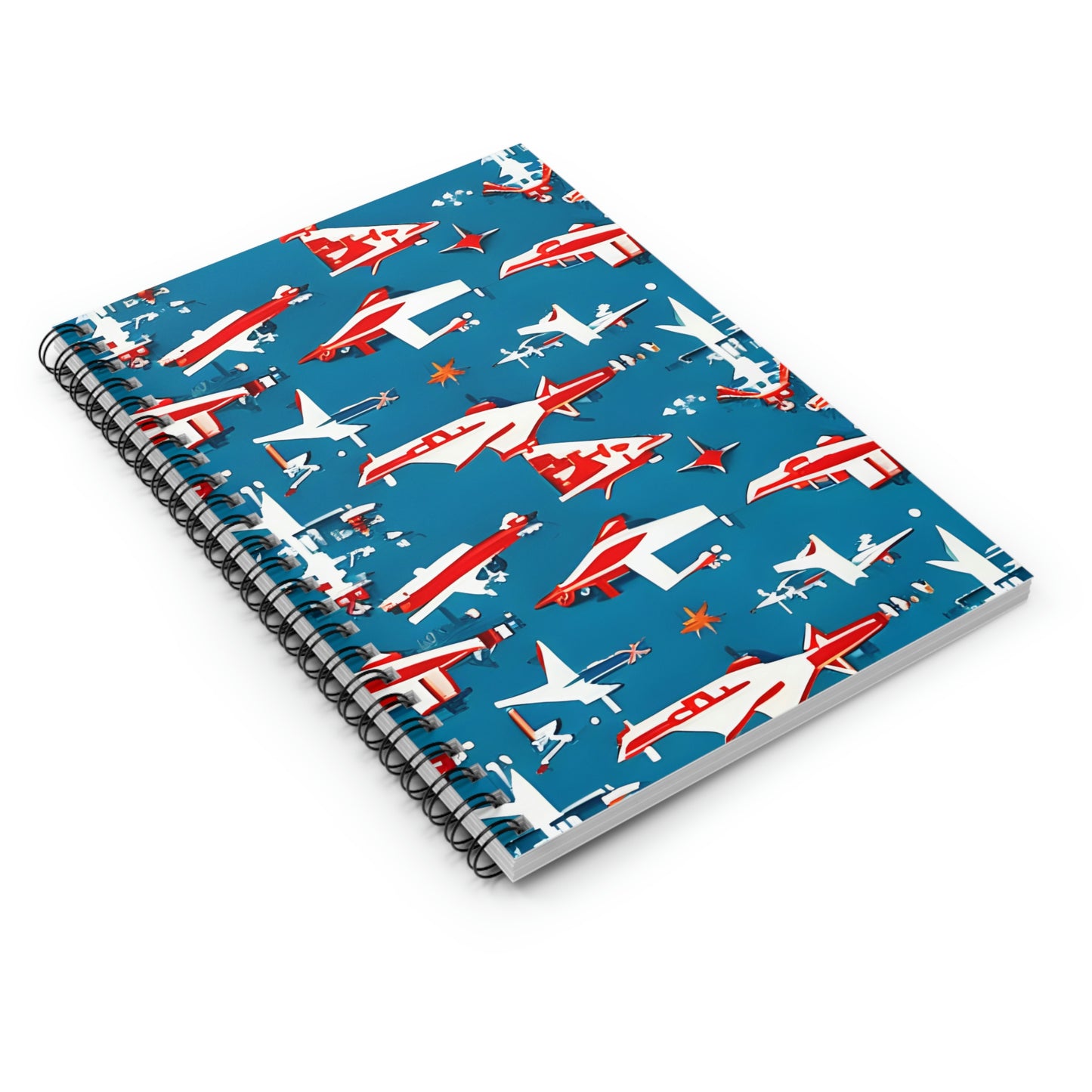 Fly High with Our Airplane Spiral Notebook!