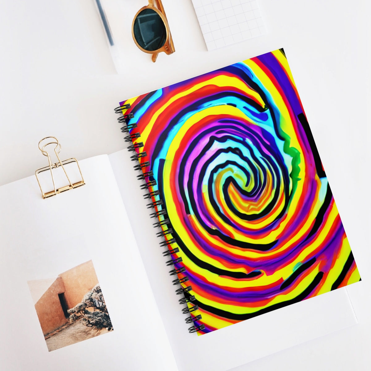 Colorful Spiral Notebook: Add Color to Your Notes