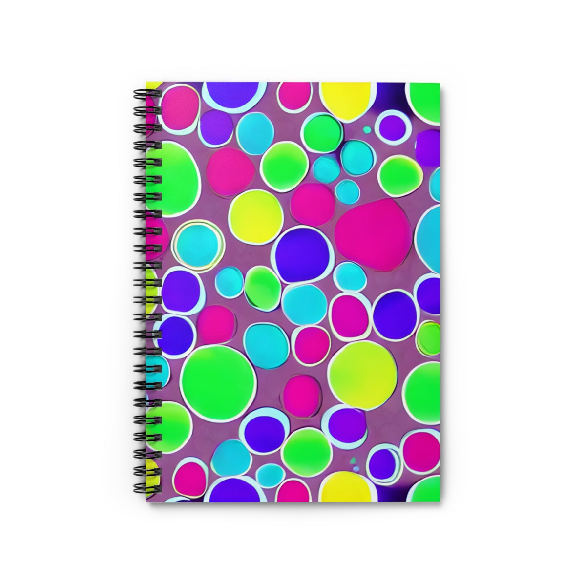 Circular Charm Notebook: Colorful Spirals for Your Ideas