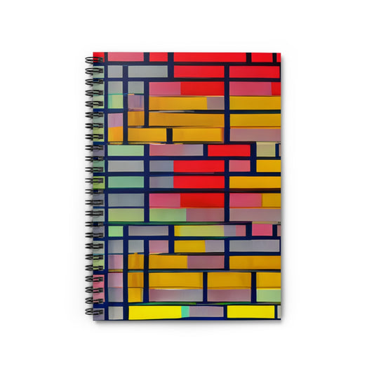 Colorful Square Spiral Notebook: Take Notes in Style!