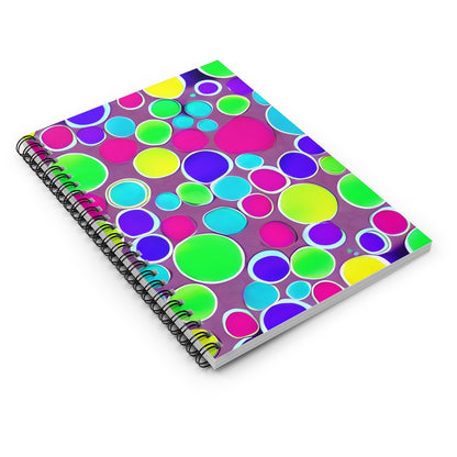 Circular Charm Notebook: Colorful Spirals for Your Ideas