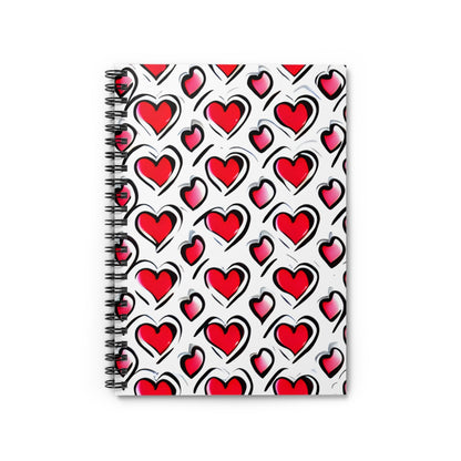 Love-filled Spiral Notebook: Perfect for all Your Writing Needs!