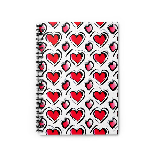 Love-filled Spiral Notebook: Perfect for all Your Writing Needs!