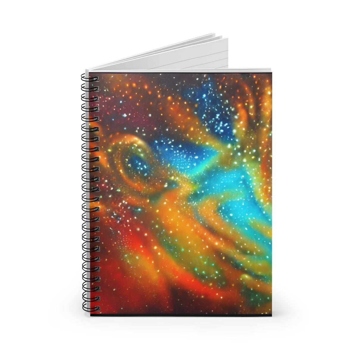 Vibrant Spiral Notebook: Eye-Catching Art Cover