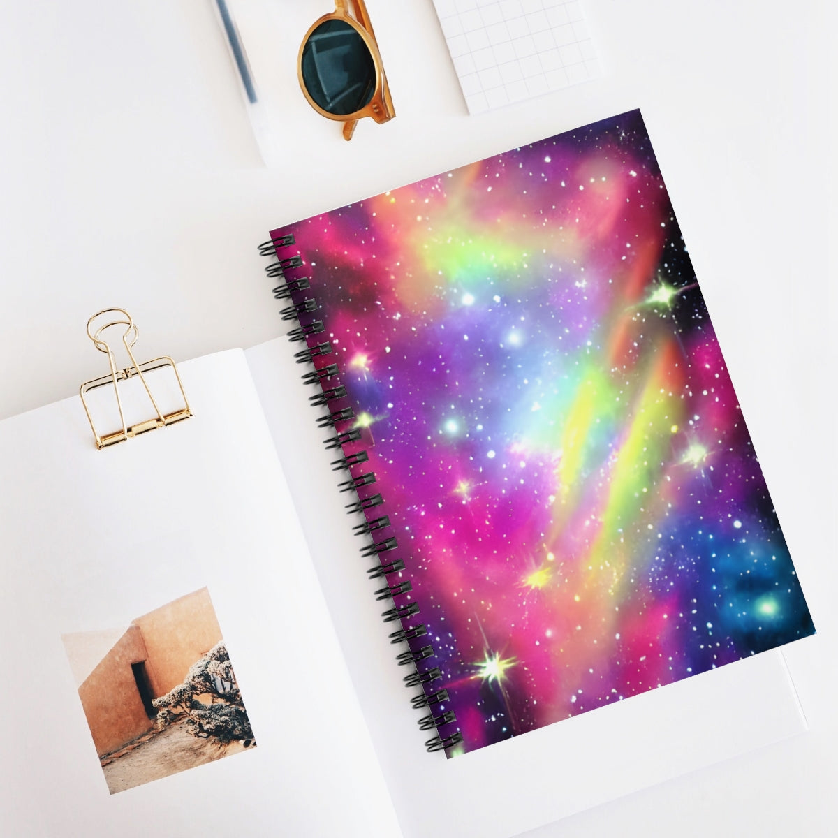 Starry Spiral Notebook: Write Among the Galaxies!