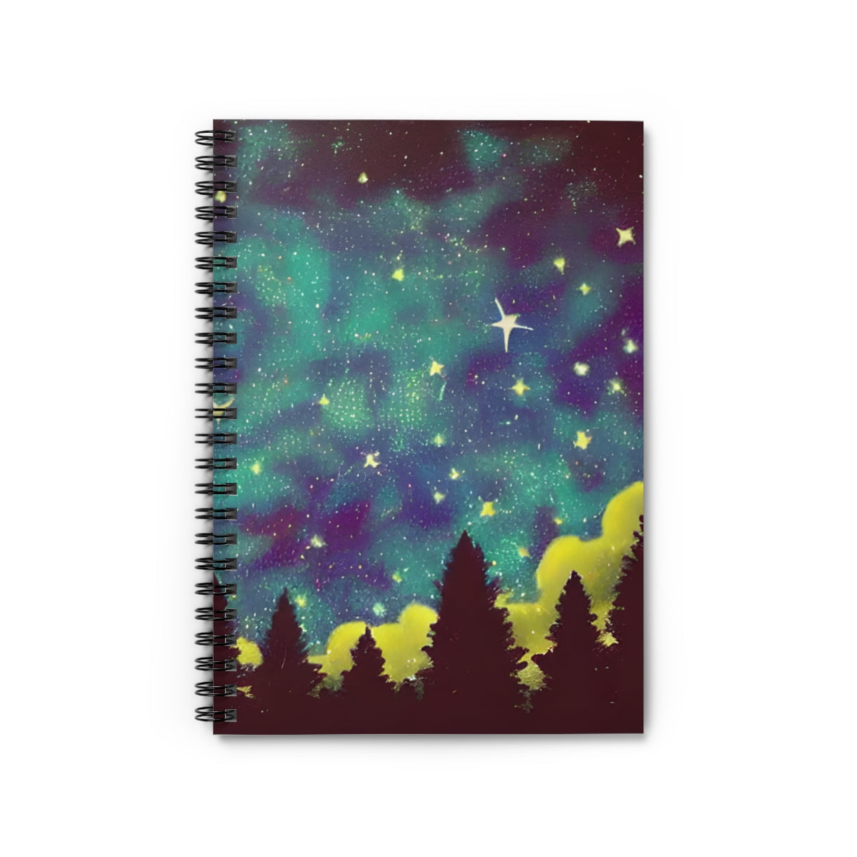 Starry Sky & Tree Spiral Notebook: Capture Your Dreams