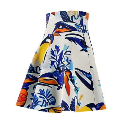 Flock to Fashion: Colorful Bird Skirt for Women