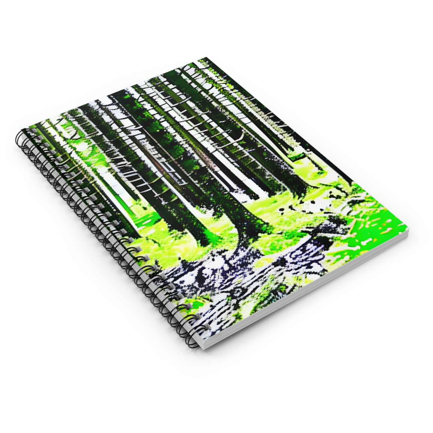 Greenery Spiral Notebook: Nature-Inspired Design