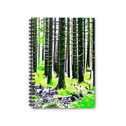 Greenery Spiral Notebook: Nature-Inspired Design