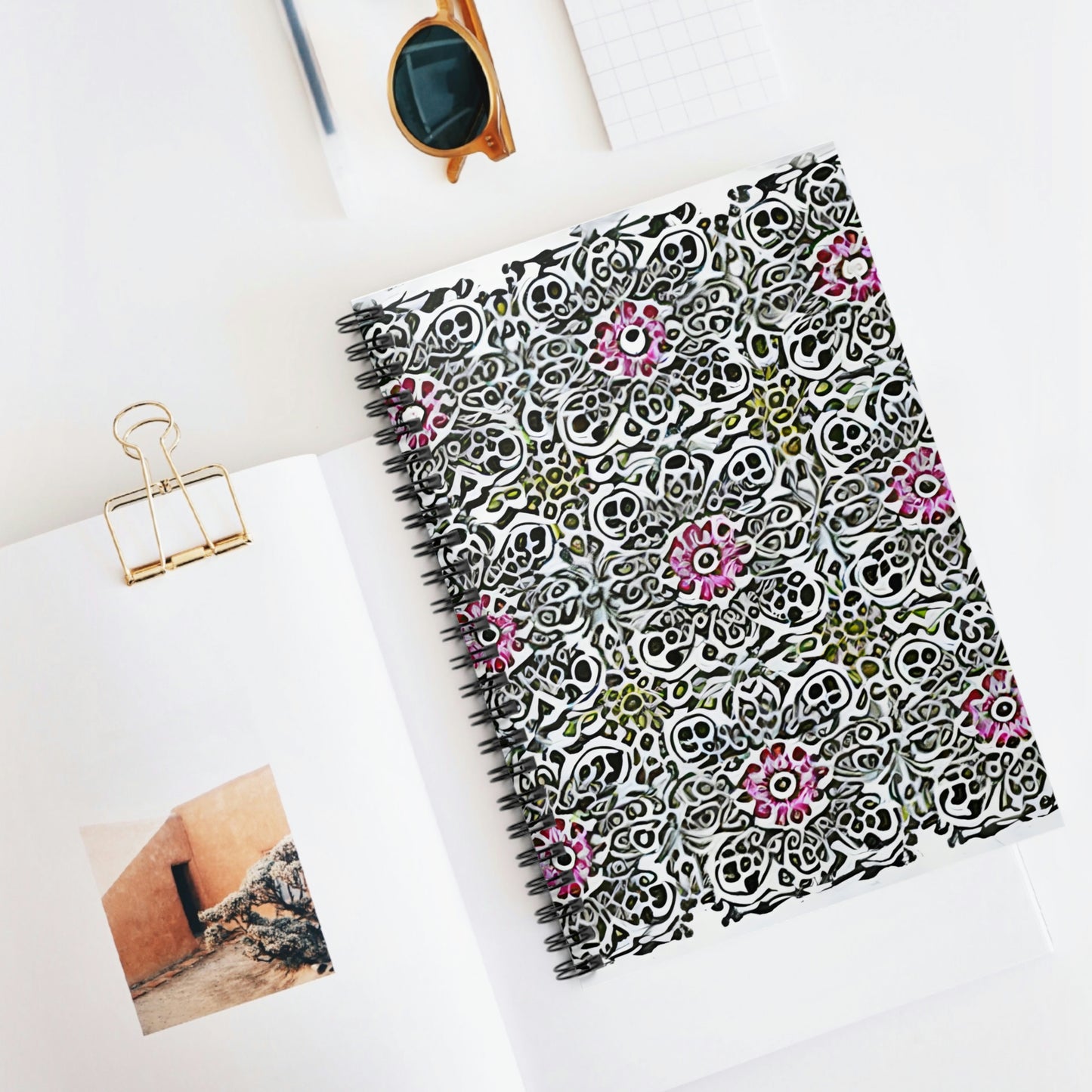 Flower Power: Spiraled Notebook with a Pretty Floral Design