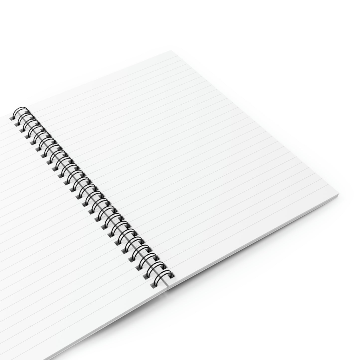 Geometric Spiral Notebook: Black and White Design