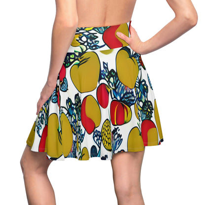 Tropical Delight: Fruit-Printed Skirt for Women