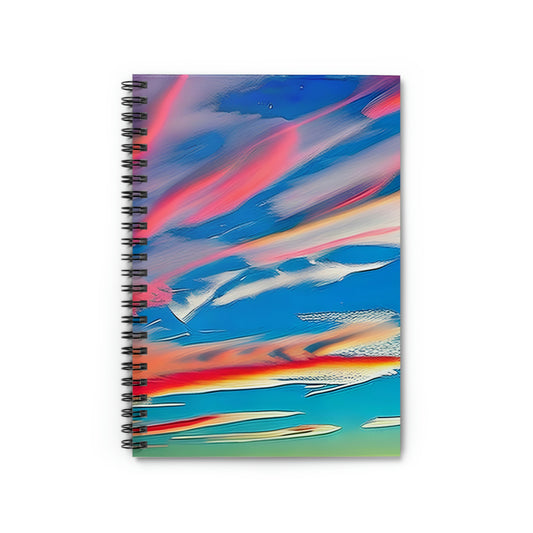 Jot Down Ideas Under a Colorful Sky with our Spiral Notebook