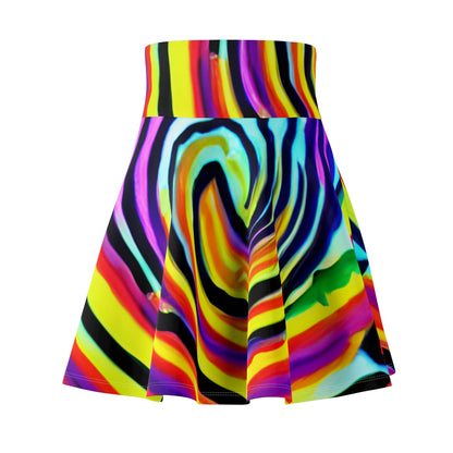 Wild and Striped: The Colorful Skirt with Zebra Flair