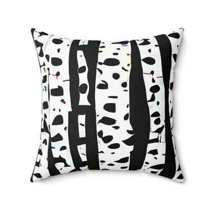 Nature-Inspired Birch Tree Pillow in Timeless Black & White