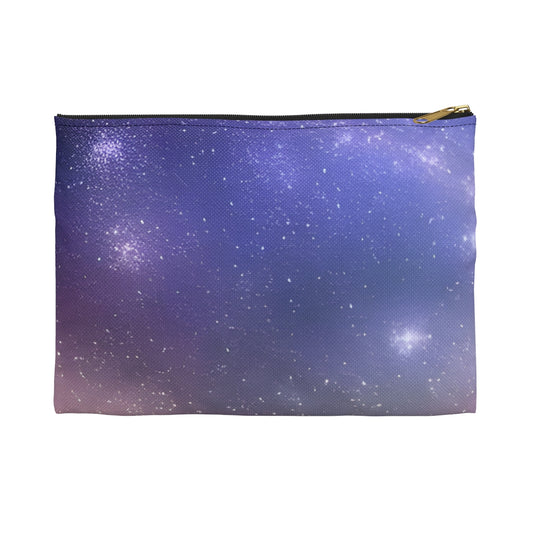 Cosmic-Inspired Pouch in Purple and Blue