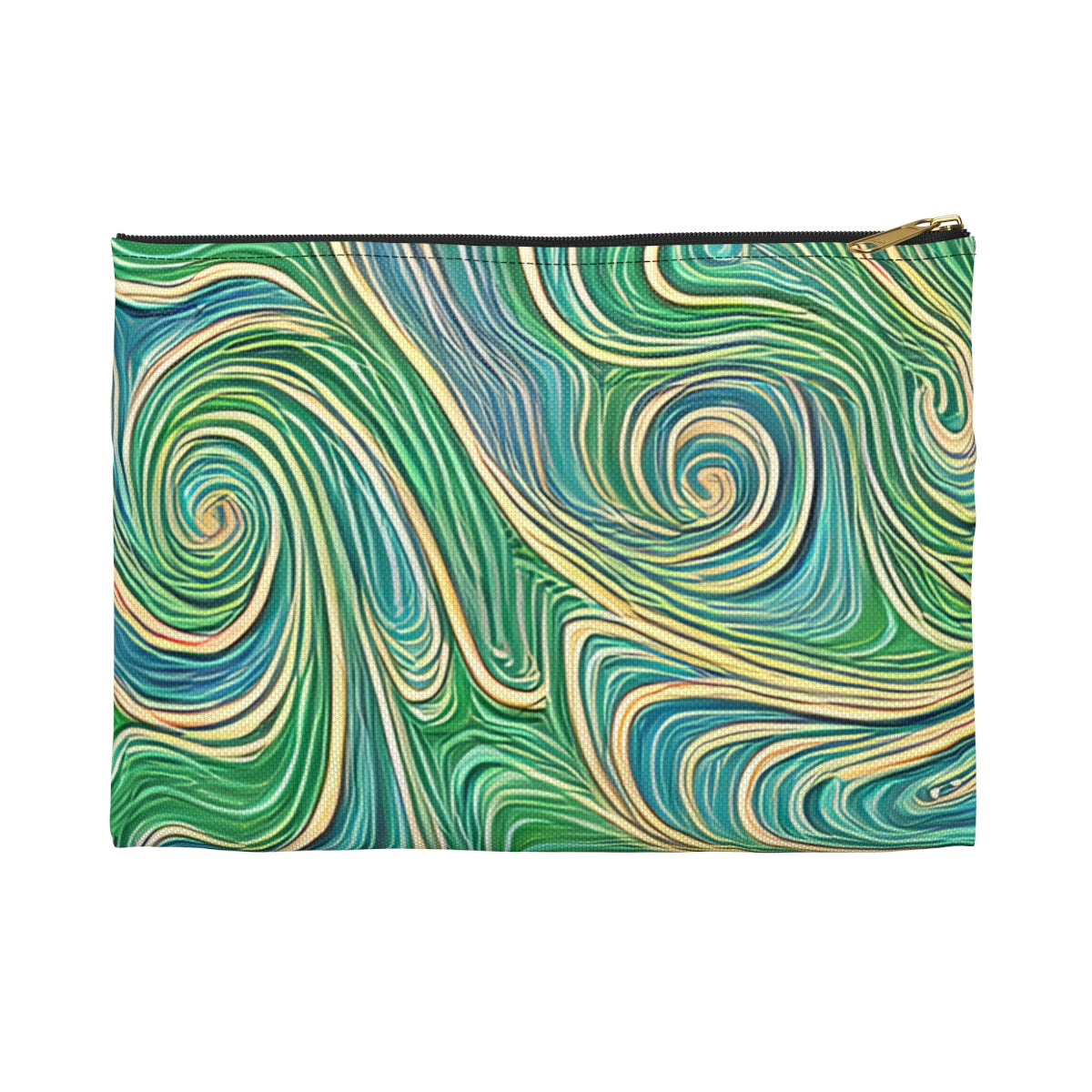 Colorful Swirled Zipper Pouch for Your Essentials