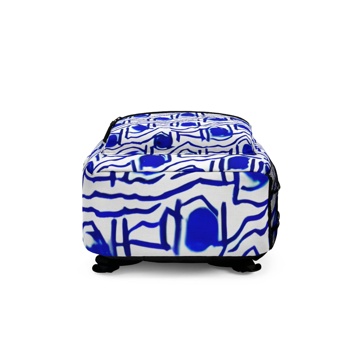 Versatile Blue & White Backpack for Any Occasion