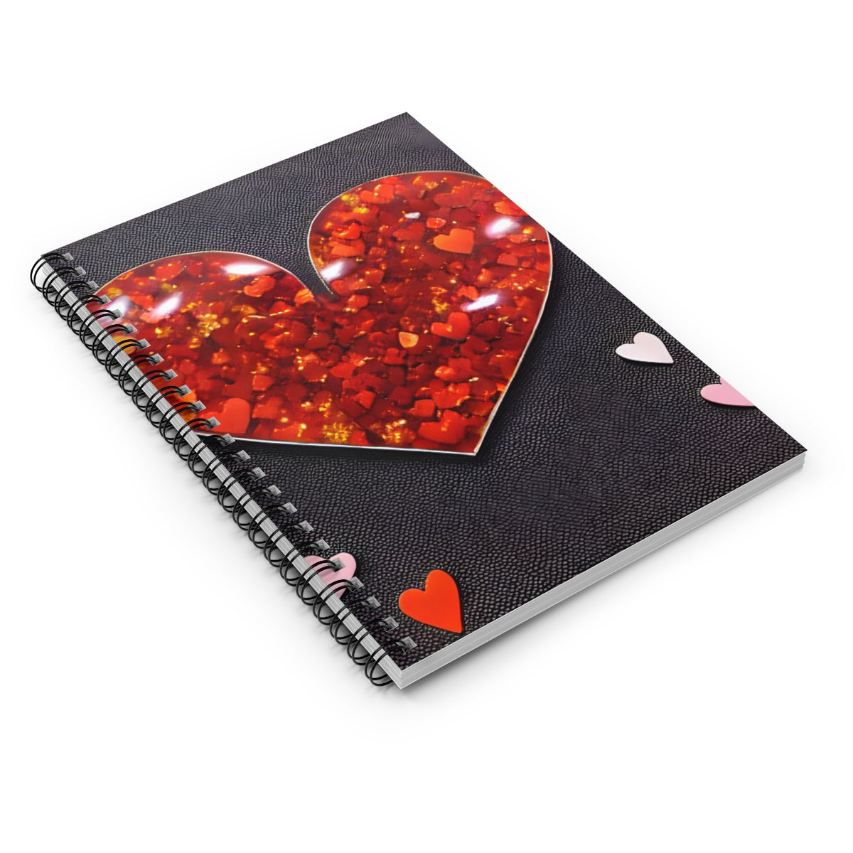 Heartfelt Love Notes: Spiral Notebook for Valentine's Day