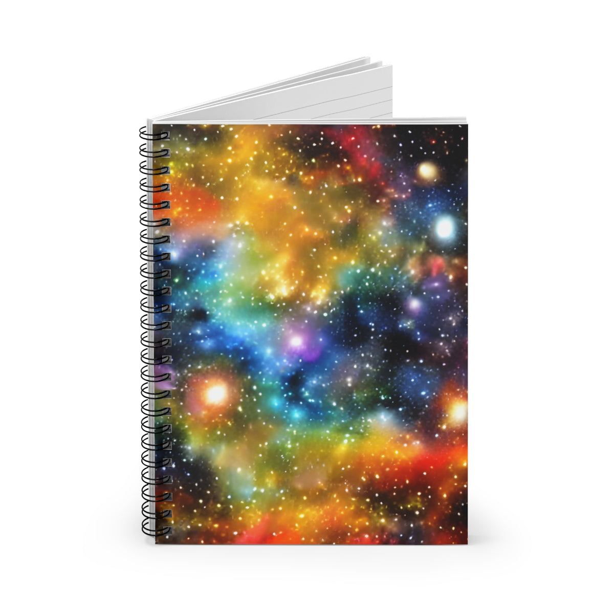 Galactic Spiral Notebook: Bold, Colorful & Cosmic