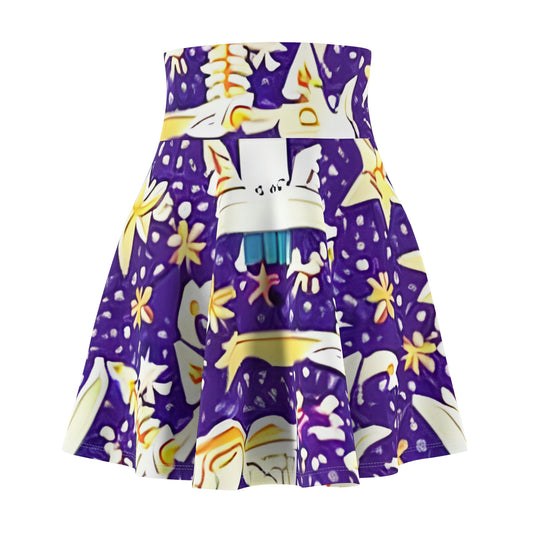 Purrfectly Purple Feline Skirt: A Fun addition to your closet