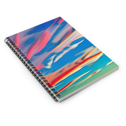 Jot Down Ideas Under a Colorful Sky with our Spiral Notebook