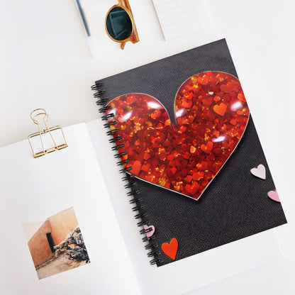 Heartfelt Love Notes: Spiral Notebook for Valentine's Day