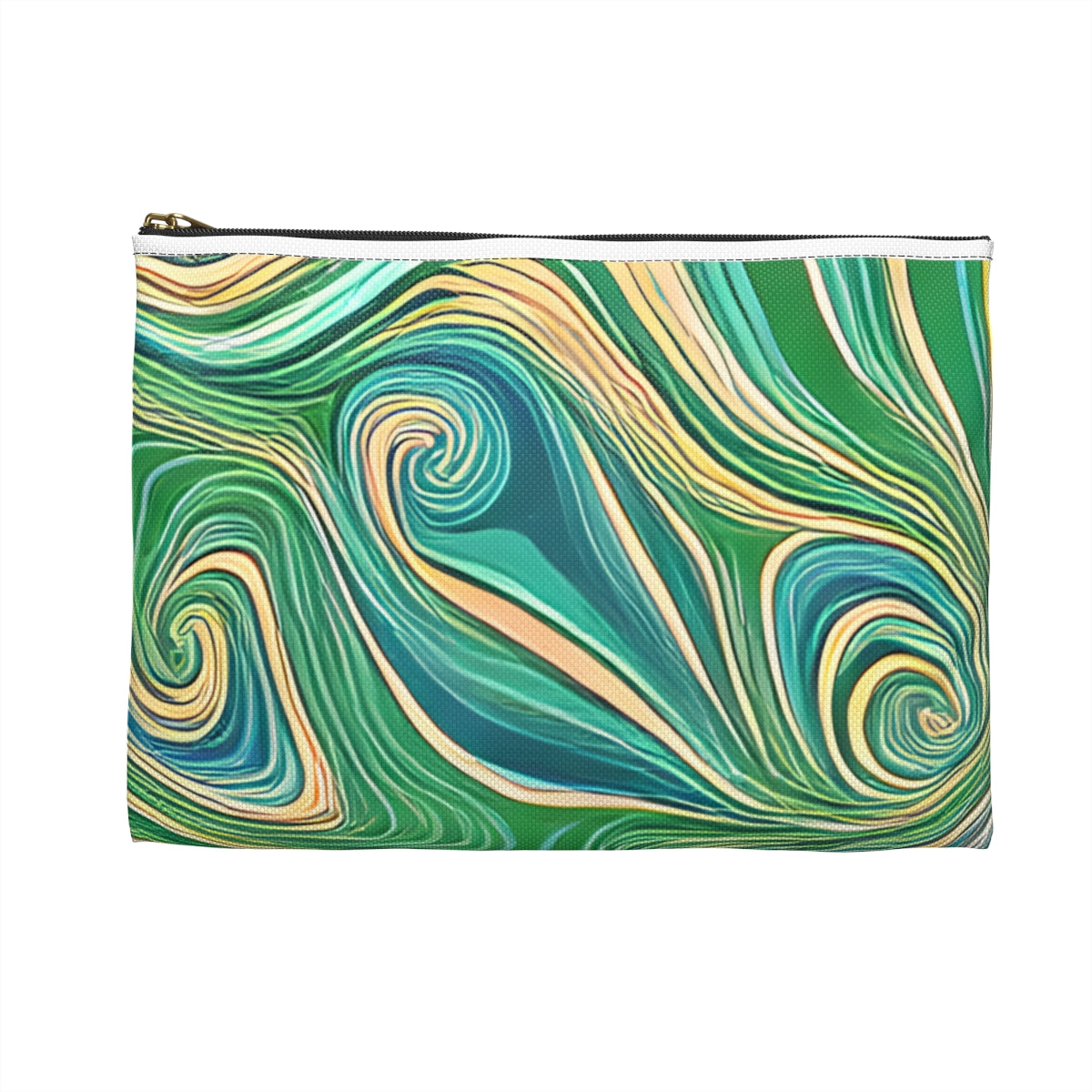 Colorful Swirled Zipper Pouch for Your Essentials