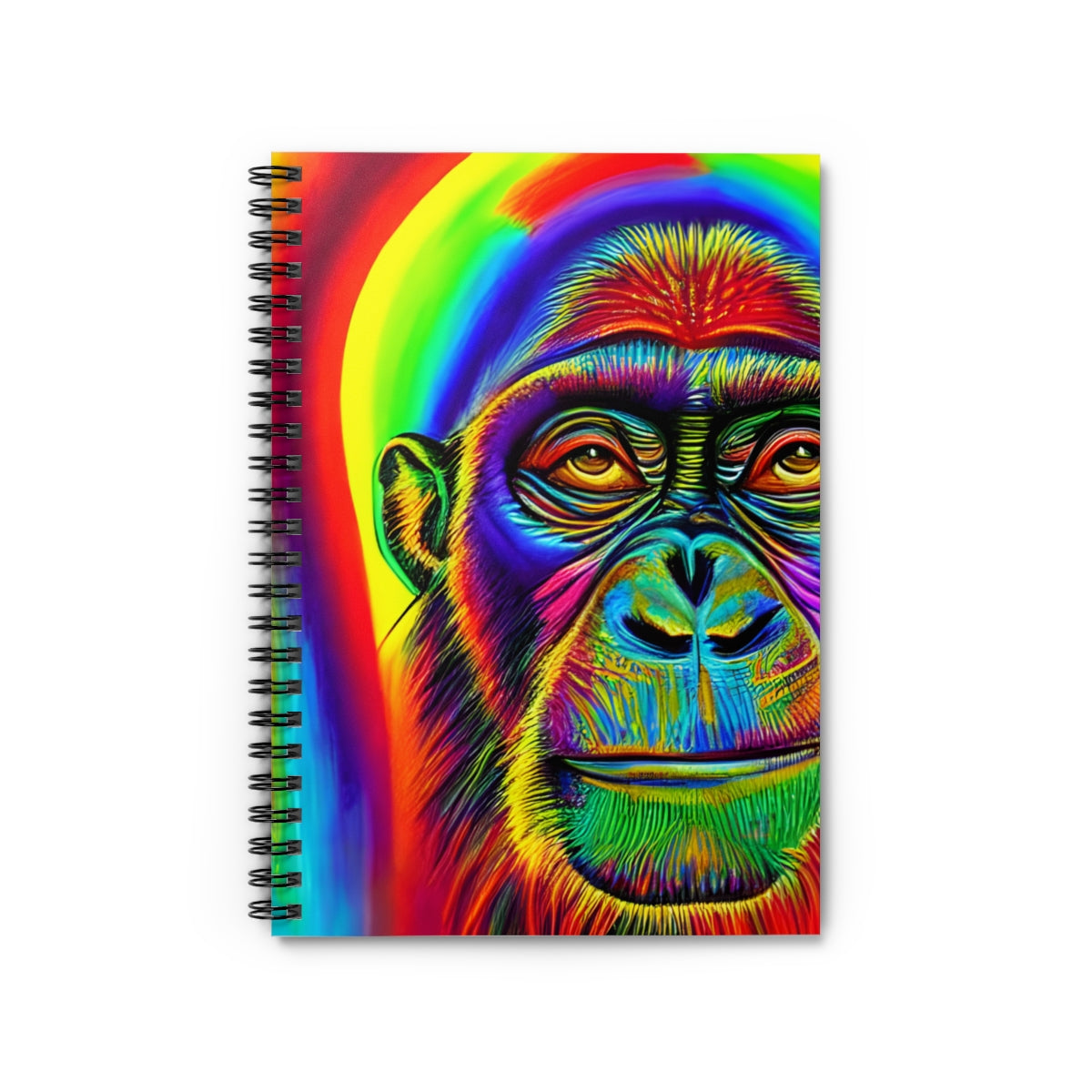 Chimpanzee-Inspired Spiral Notebook: Bright, Playful & Fun!