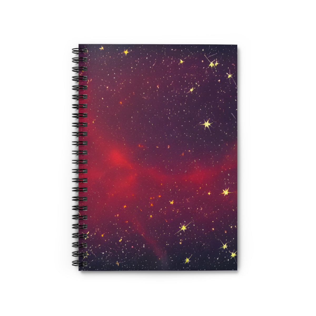 Stellar Red Spiral Notebook: Perfect for Creative Writing