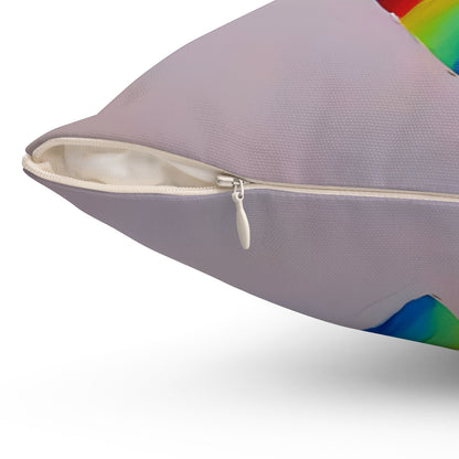 Feel the Love: Rainbow Heart Pillow Brings Colorful Comfort