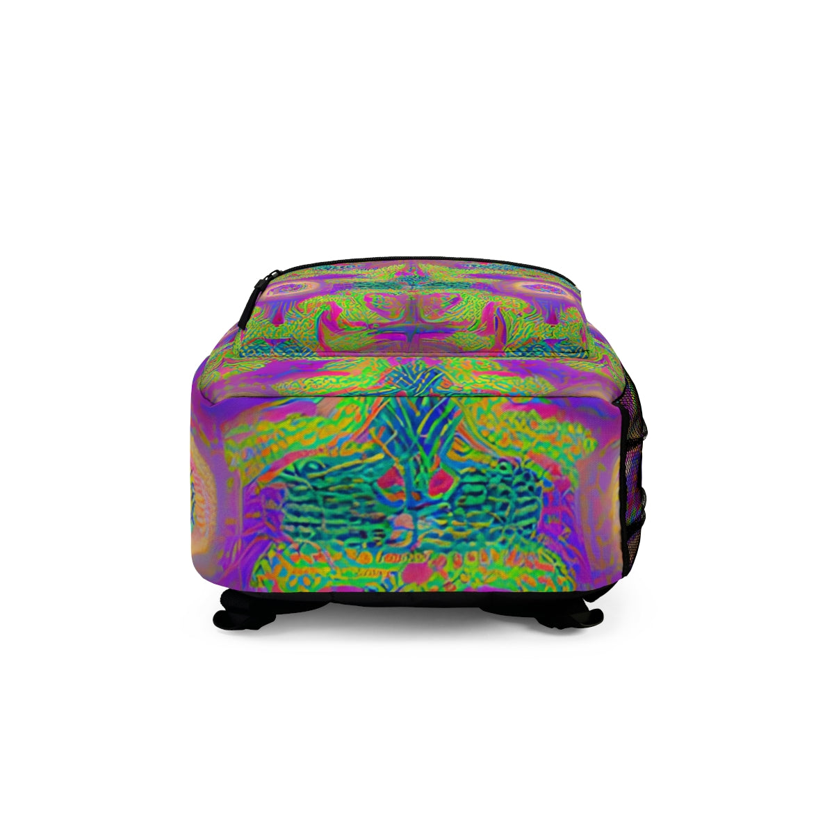 Groovy Psychedelic Backpack: A Burst of Colors on the Go