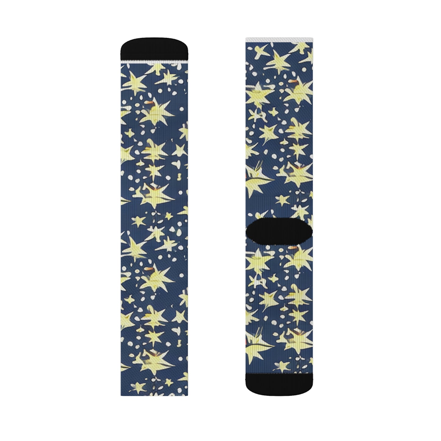 Star-Studded Footwear: Women's Socks with Cosmic Style